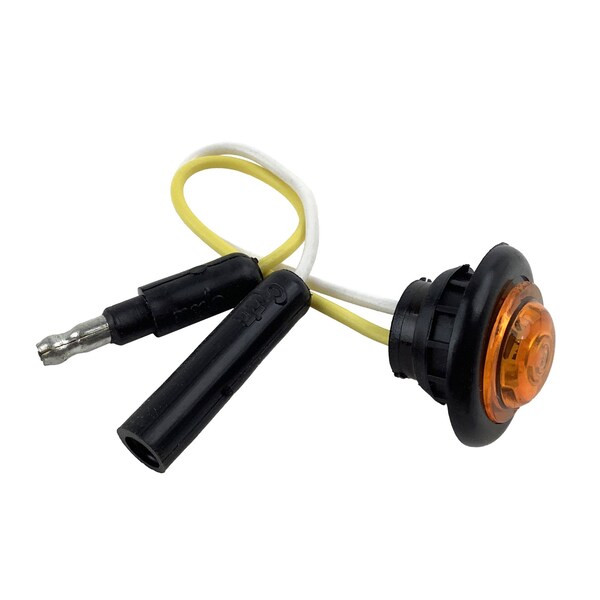 Yellow Round Led Marker Lamp